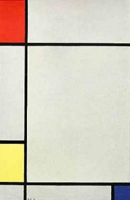 Comp. Red,Yellow & Blue (1927) art print by Piet Mondrian