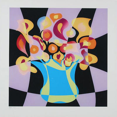 Flowers on Paper (2000) art print by R.O. Schabbach