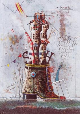 Haus-Schuh und Sonstiges art print by Rainer Hercks