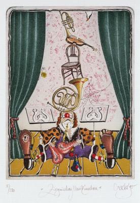 Zirzeurisches Musik�sschen art print by Rainer Hercks