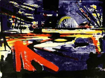 Kreuzung, 1999 art print by Reinhard Stangl