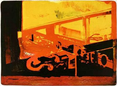 Luft brennt, 2000 art print by Reinhard Stangl