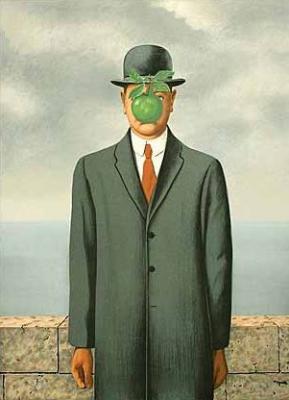 Le Fils de L'Homme, steinsigniert art print by Rene Magritte