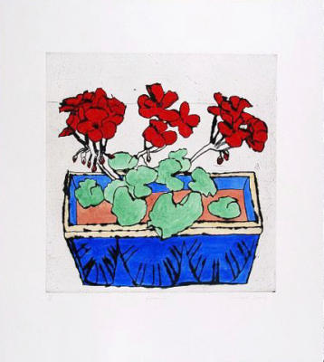 Geranium art print by Richard Spare