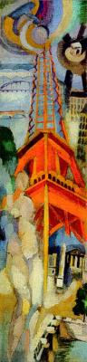 Tour Eiffel art print by Robert Delaunay