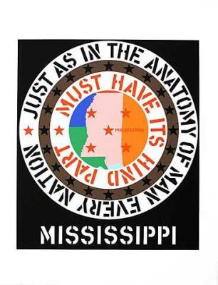 mississipi art print by Robert Indiana