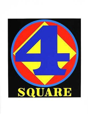 polygon square art print by Robert Indiana