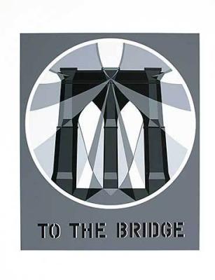 to the bridge art print by Robert Indiana