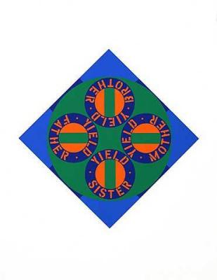 yield brother 2 art print by Robert Indiana