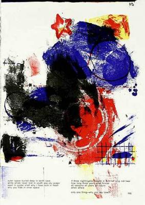 115 (One Cent Life) art print by Robert Rauschenberg