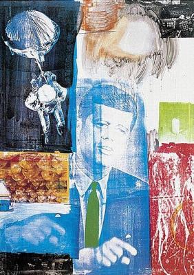 Retroactive I (Kennedy) art print by Robert Rauschenberg