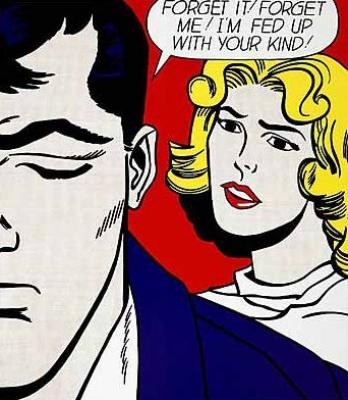 Forget It! Forget Me!, 1962 art print by Roy Lichtenstein