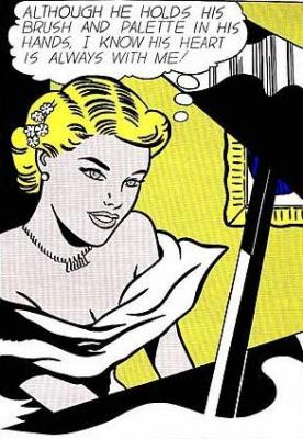 Girl at Piano, 1963 art print by Roy Lichtenstein