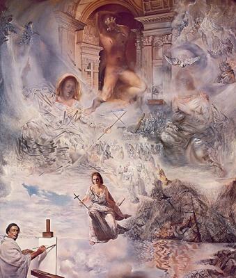 Oekumenisches Konzil art print by Salvador Dali