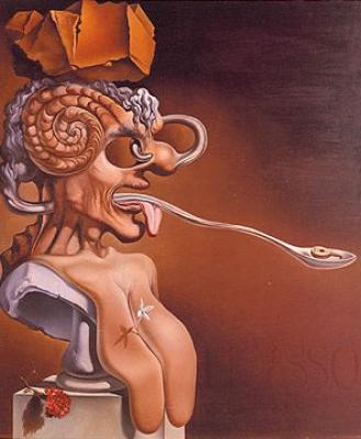 Portrait de Picasso art print by Salvador Dali