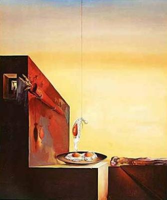 Spiegeleier art print by Salvador Dali
