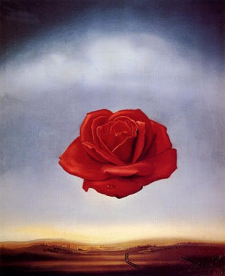 The Rose art print by Salvador Dali