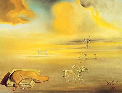 Weiches Monster art print by Salvador Dali
