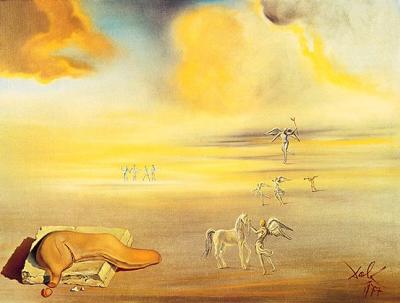 Weiches Monster art print by Salvador Dali