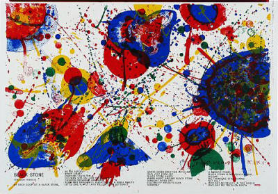 104-105 (One Cent Life) art print by Sam Francis