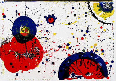 78-83 (One Cent Life) art print by Sam Francis