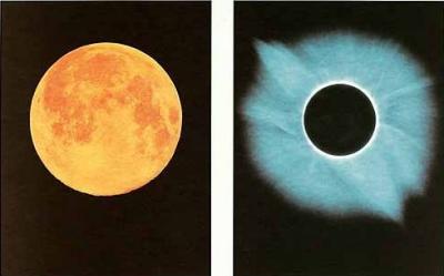 Full Moon - Total Solar Eclipse 11.07.1991 art print by Shigemi Numazawa