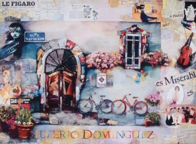 Rue Napoleon art print by Silverio Dominguez
