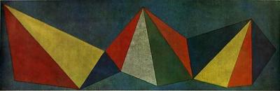 Piramidi B art print by Sol LeWitt