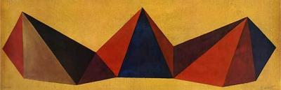 Piramidi G art print by Sol LeWitt