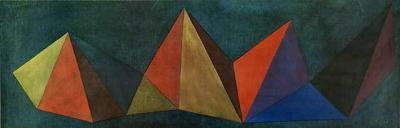 Piramidi H art print by Sol LeWitt