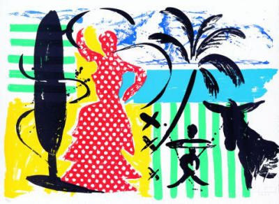 Mallorca Flamenco (2000) art print by Stefan Szczesny