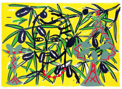 Mallorca Oliven (2000) art print by Stefan Szczesny
