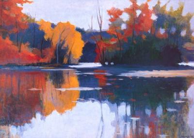 Perfect Autumn art print by Tadashi Asoma