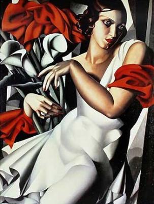 Portrait de Mme. Ira Perrot art print by Tamara de Lempicka