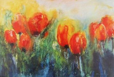 Fr�hlingsboten art print by Ute Mertens
