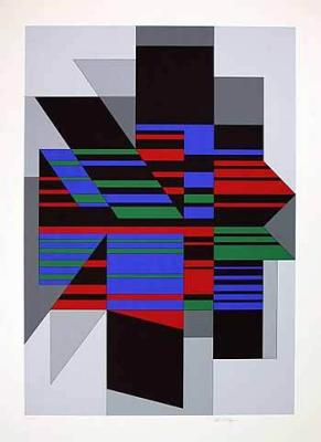 Attila art print by Victor Vasarely