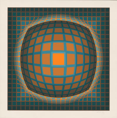 Enigmes I (1974) art print by Victor Vasarely