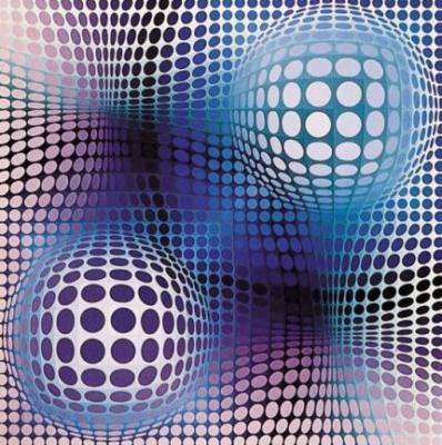 Feny art print by Victor Vasarely
