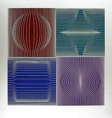 La Certa art print by Victor Vasarely