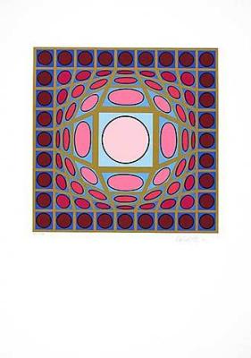 Sans Titre 1 (F.V. 3-30) art print by Victor Vasarely