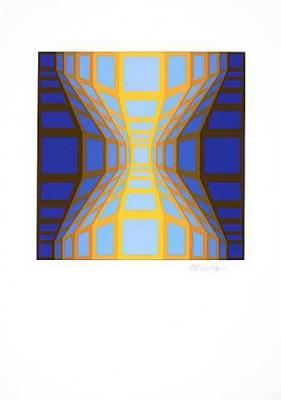 Sans Titre 7 (F.V. 3-30) art print by Victor Vasarely