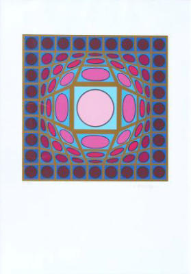 Sans Titre I art print by Victor Vasarely
