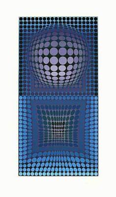Untitled XV art print by Victor Vasarely