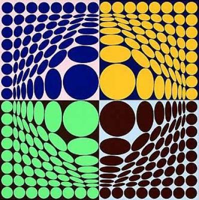Vega Aix art print by Victor Vasarely