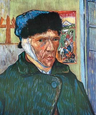 Selbstportrait mit Ohrverband art print by Vincent Van Gogh