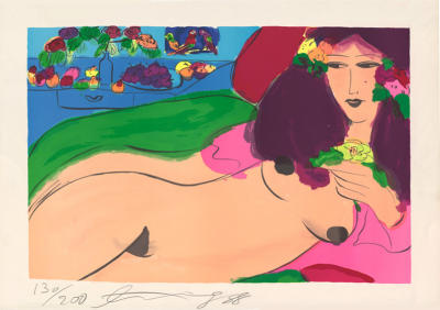 Akt art print by Walasse Ting