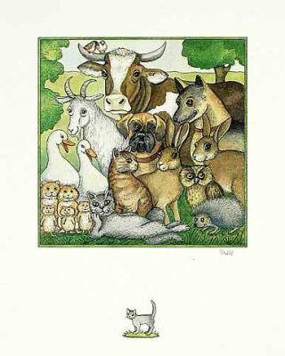 Konferenz der Tiere (2001) art print by Waltraud Sick