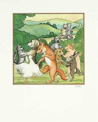 Tanzvergnuegen im Wald (2001) art print by Waltraud Sick