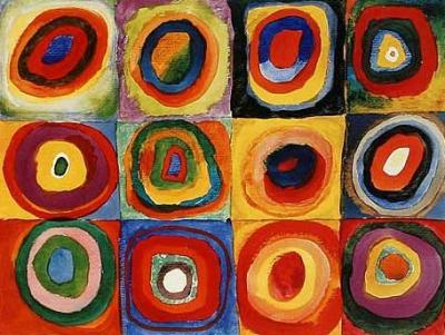 Eckige Kreise art print by Wassily Kandinsky