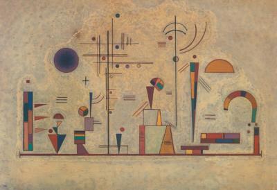 Ernst-Spass (1930) art print by Wassily Kandinsky